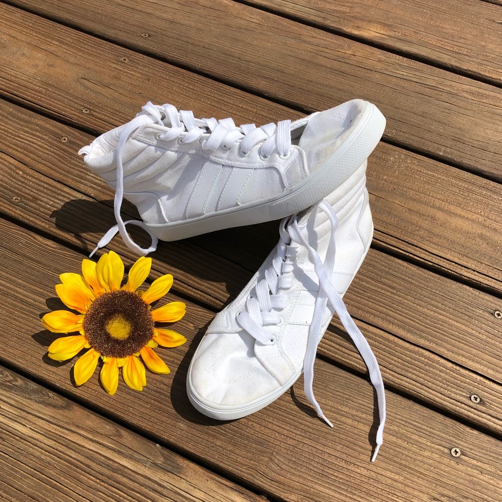 White high top shoes!